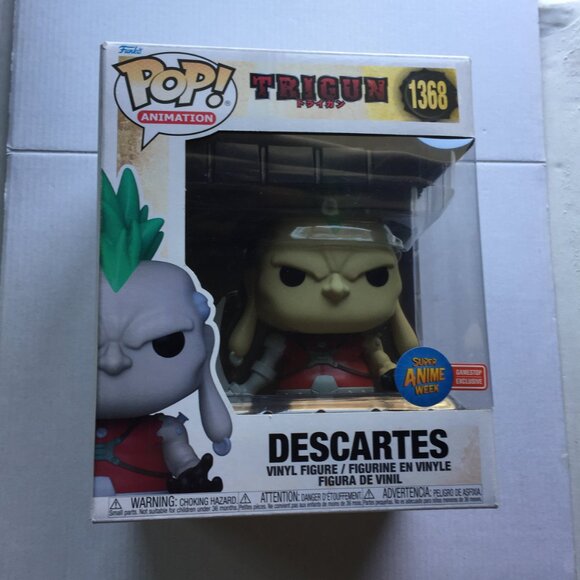 NEW Anime Trigun Super Descartes 7'' Funko Pop Figure #1368 - Picture 2 of 8